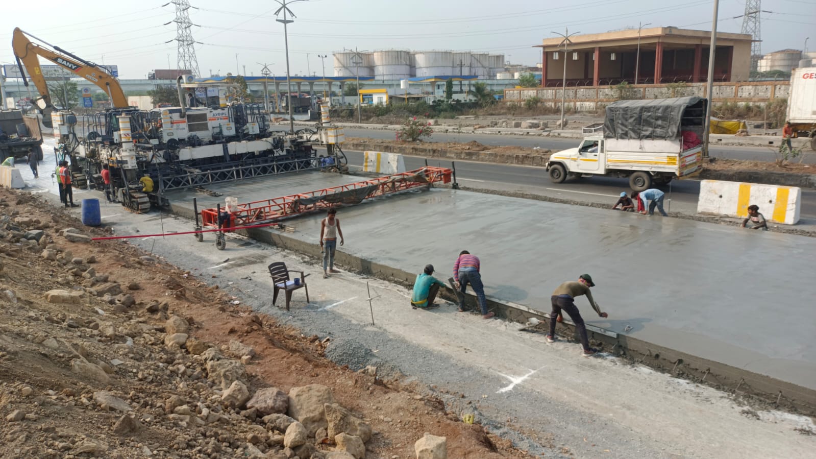 Up-Gradation of Roads and Drainage system 		          outside Custom bound area at J N Port,JNPT, Navi Mumbai. 